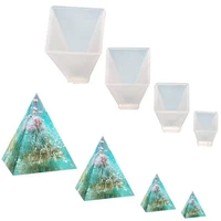 

Pyramid Casting Molds Silicone Resin Jewelry Molds for DIY Jewelry Craft Making