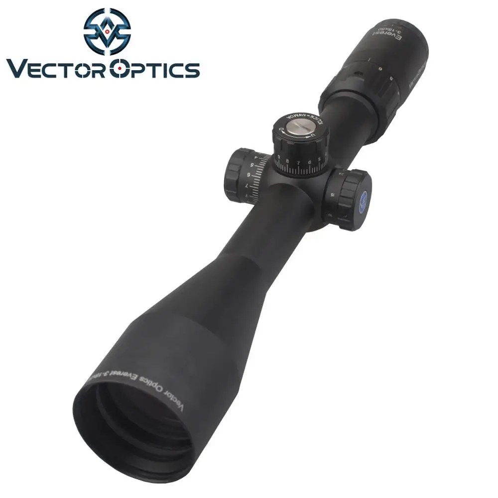 

Vector Optics Everest 3-18x50 Gen II rifle scope MPTR-2 Reticle Hunting riflescope with lip-up Caps for 12ga