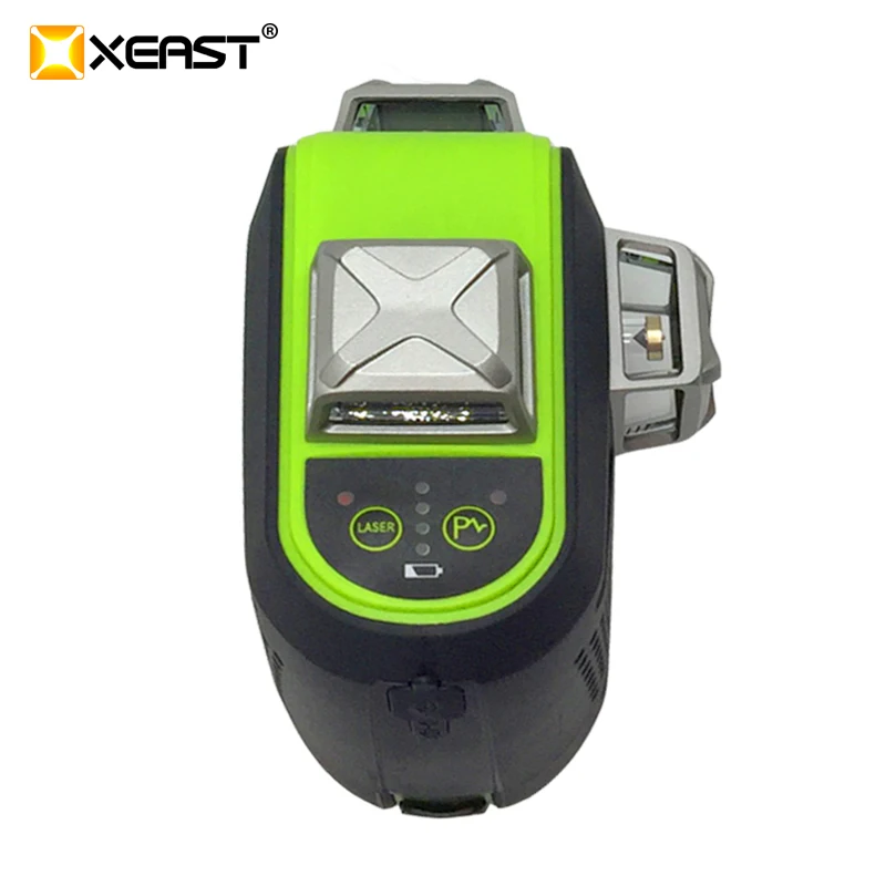 XEAST 2019 NEW 12 Lines 3D Cross Line Green Laser Level Self-Leveling Green Beam with Laser Receiver