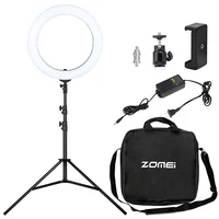 

Zomei 14/18 inch Ring light kit for Makeup beauty ringlight lamp Dimmable photography lighting kit