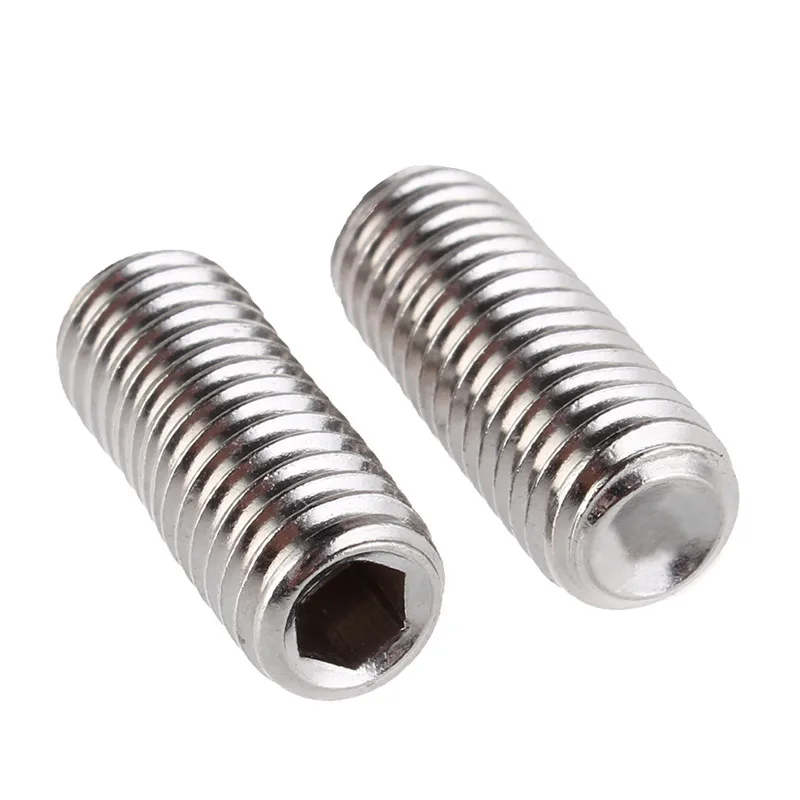 
Hexagon socket set screws with cup point din916 
