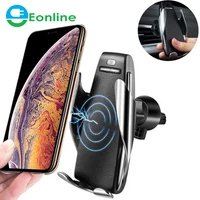 

Wholesale For iPhone 8 X XS Max XR Samsung Mobile Phone Charger Original S5 R1 R2 10W Qi Fast Wireless Car Charging Mount Holder