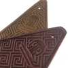 Designer Handbag Metal Embossed Tags Jeans Leather Patch Labels With Logo