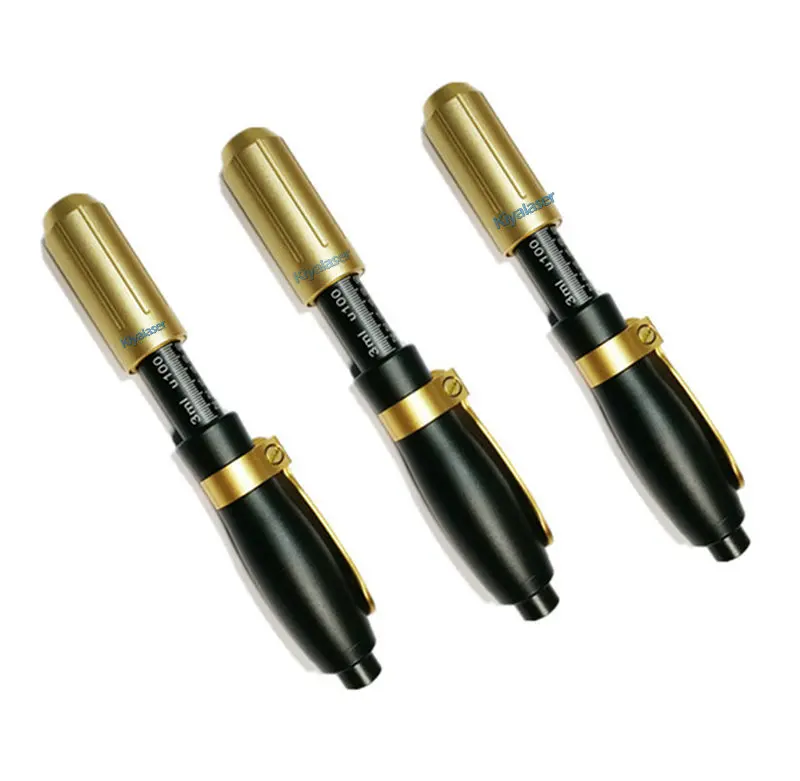 

Kiyalaser Most Popular Black King Needle Free Hyaluronic Pen For Lips, Black gold