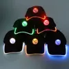 Custom Led Luminous Baseball Caps Cool Boys Girls Night Led Lighted Snapback Cap