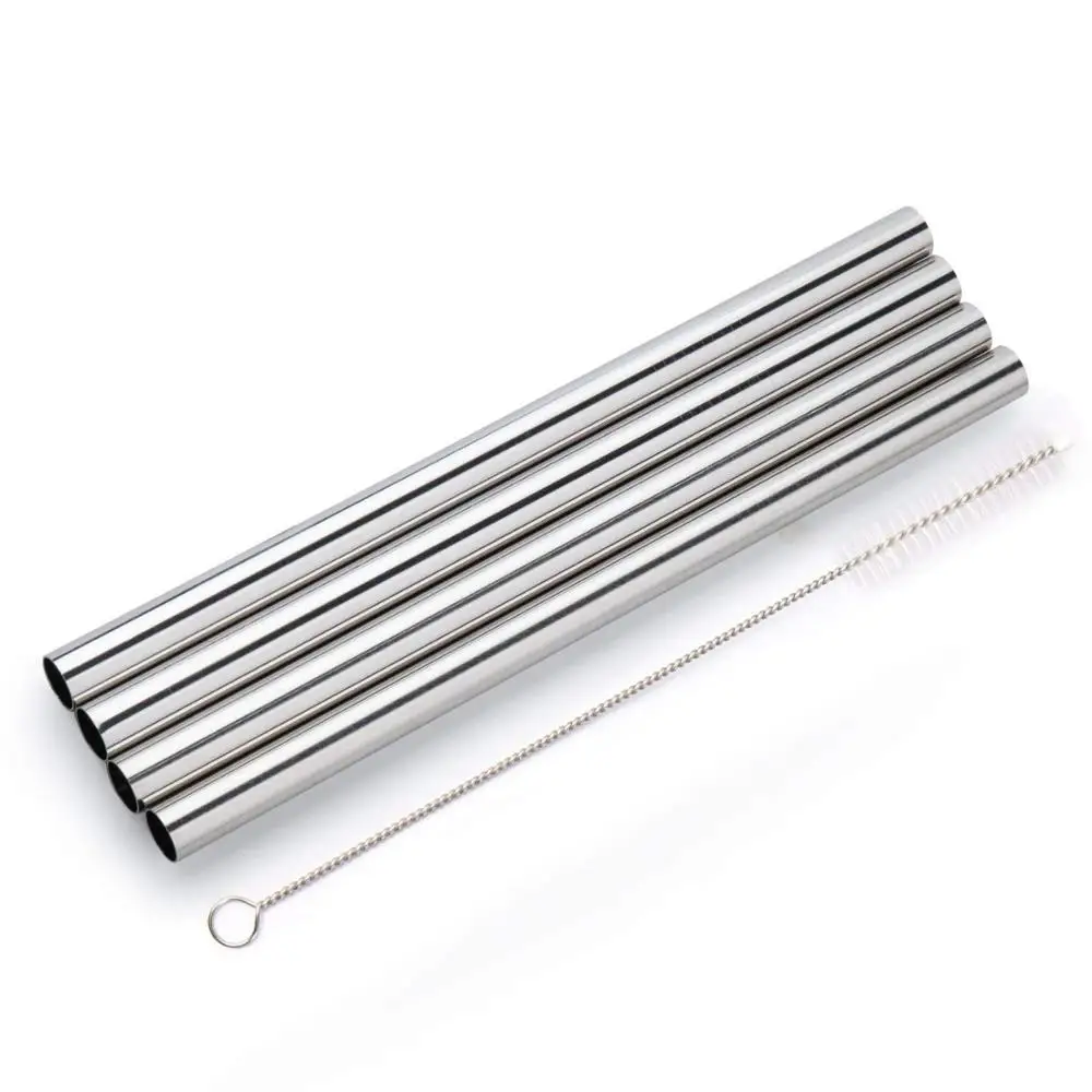 

Reusable 304 Metal Stainless Steel Straw 12Mm Stainless Steel Straw Holder, Silver