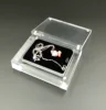 Chinese factory acrylic box for jewelry ring diamond or necklace with engraved logo