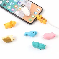 

Cartoon usb cable protector cable bite animal for iphone