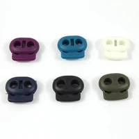 

Drawstring spring two holes toggle pignose plastic cord stopper