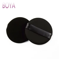 

Wholesale Cosmetics Good Quality Fabric Foundation Blush Powder Puff Black Makeup Puff