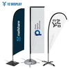 China Supplier High Quality Open Beach Feather Flags Maker