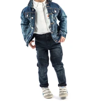 

Customizable light blue children's denim jacket