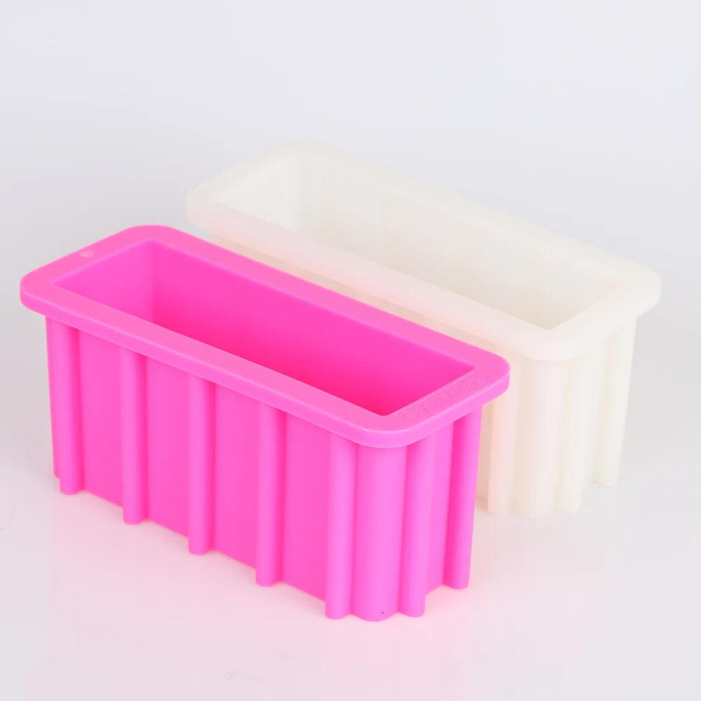 

Silicone Loaf toast Mold Rectangle Tall Skinny baking Toast Mousse Cake Tools Tall baking tools Loaf Soap mold, Pink/random/customize according to the buyer