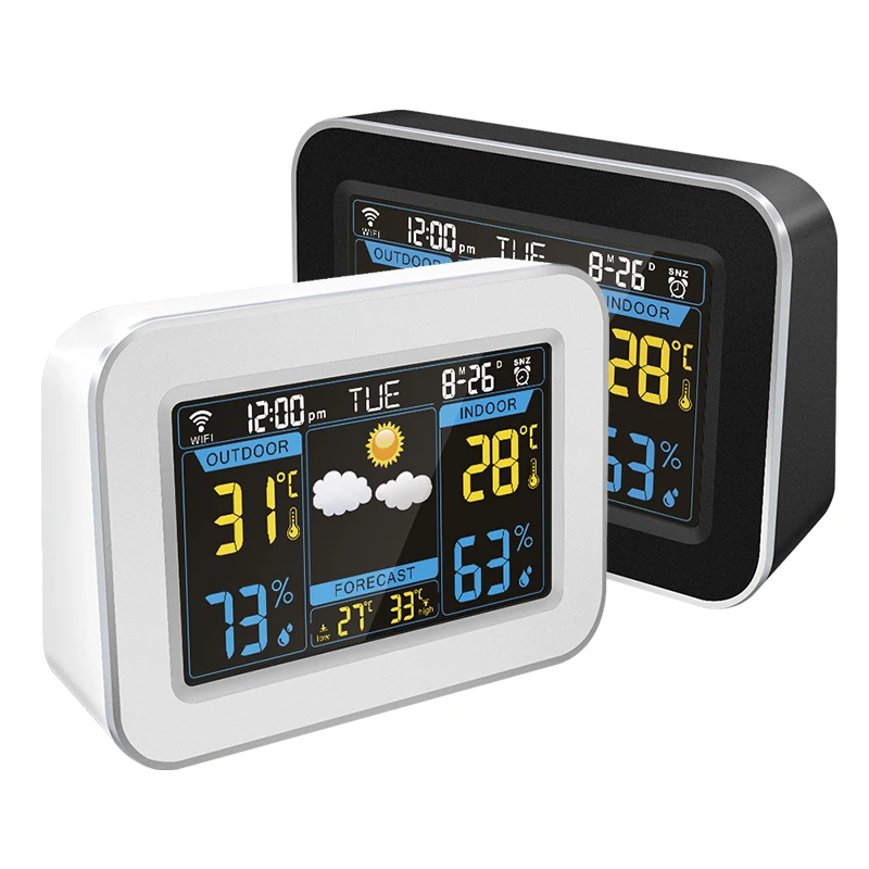

Samples Link Hot Sale 2019 Spring New Product LCD Wifi Digital Alarm Clock, N/a