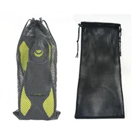 

Quick Dry Swimming Diving Drawstring Mask snorkels fins Net mesh Storage bag