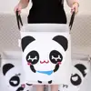 low MOQ factory OEM cute panda square laundry hamper kids fabric storage bins and baskets