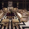 Luxury french baroque sofa and luxury solid wood sofa sets