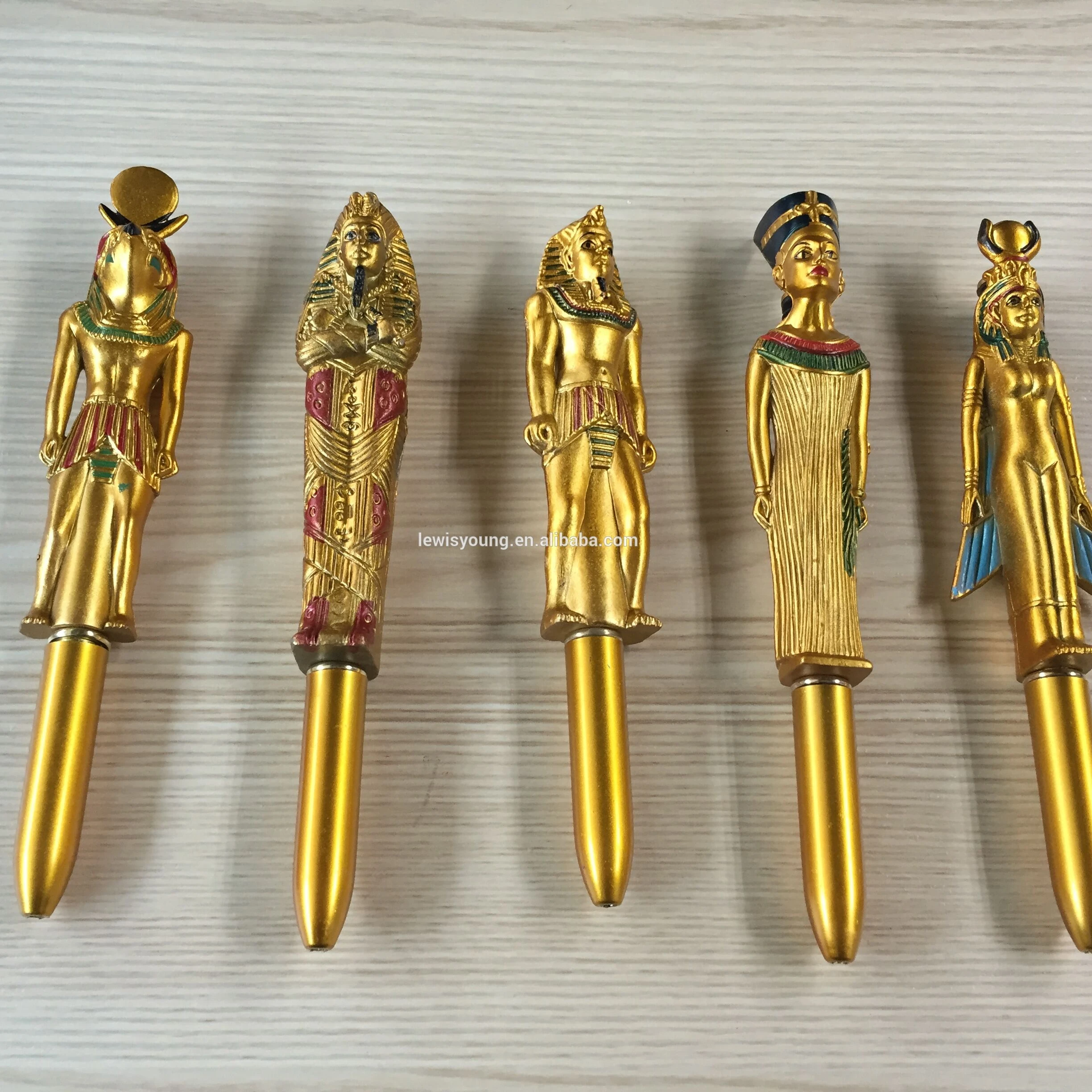 

Egypt Folk Art Pharaoh Ballpoint Pen Egyptian Craft Resin Pen