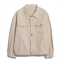 

Men's Black denim jacket male spring and autumn 2018 new Japan style jacket