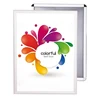 aluminum poster frame wall mount menu board 25mm profile clip snapper frame