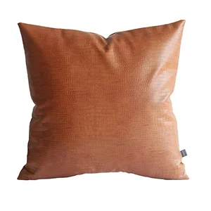 Faux Leather Decorative Pillows Faux Leather Decorative Pillows