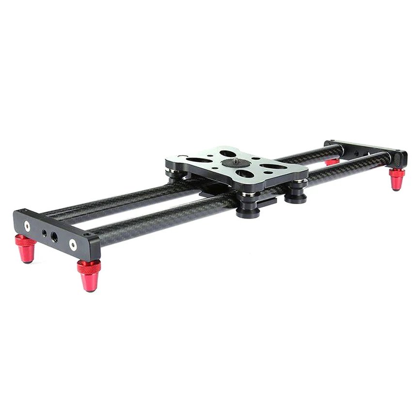 

VGEET curved dslr video camera slider rail, Black