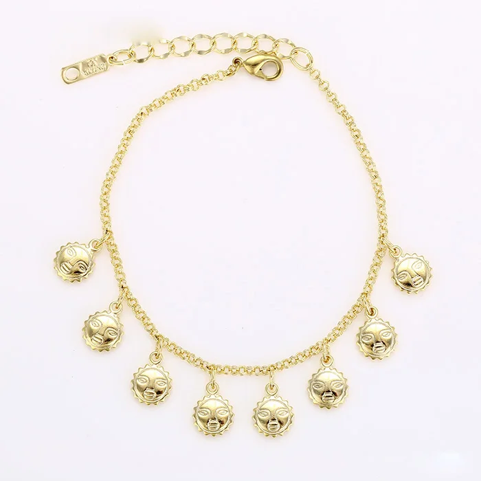 

73011 fashion 14k gold Xuping Jewelry excellent quality charm bracelet