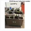 high power good quality commercial 2 4 6 burner Induction range