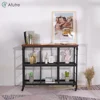 Wood storage 2 tiers shelves display racks wholesale