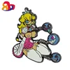 China supplier wholesale cartoon sexy girl sarety enamel pin badge with 2 pin sockets