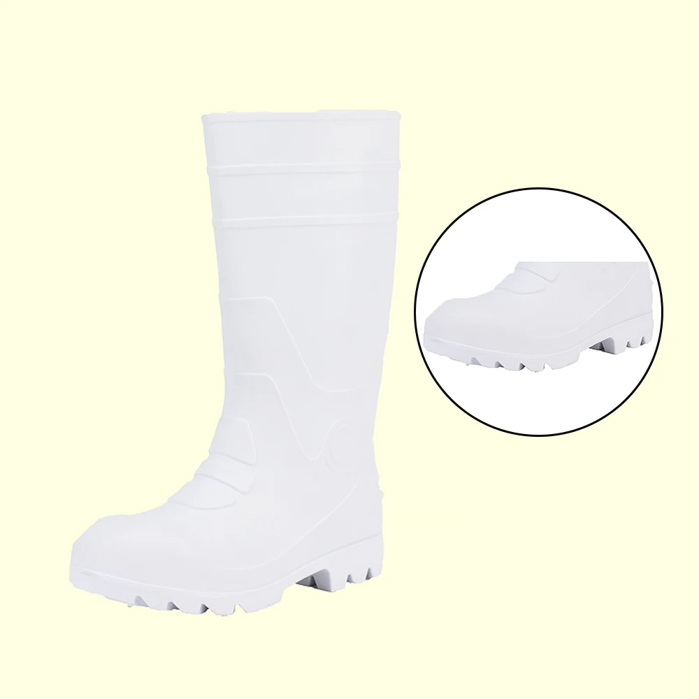 

Wholesale waterproof mens safety boots, liquidation safety boots, White