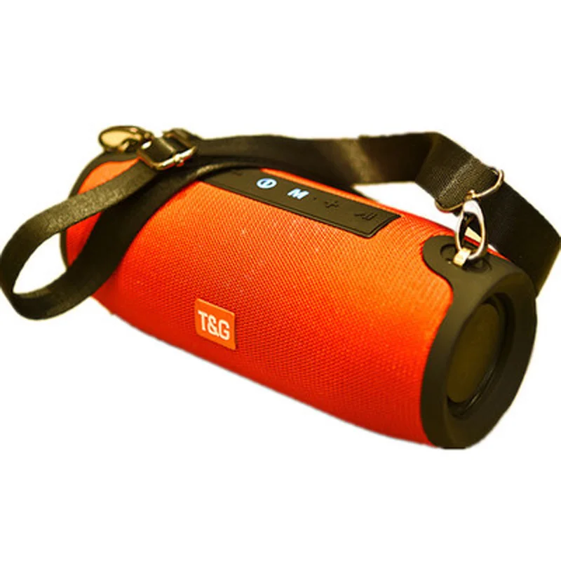 

TG125 Stereo Portable Wireless Bass Waterproof Sub woofer Music FM Radio TF AUX Portable Outdoor Subwoofer Speaker, Redblue/black/blue/orange/camouflage/multi-