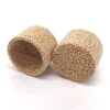 One end seal sintered bronze muffler filter sintered porous metal filter tube sintered porous disc filter fast delivery
