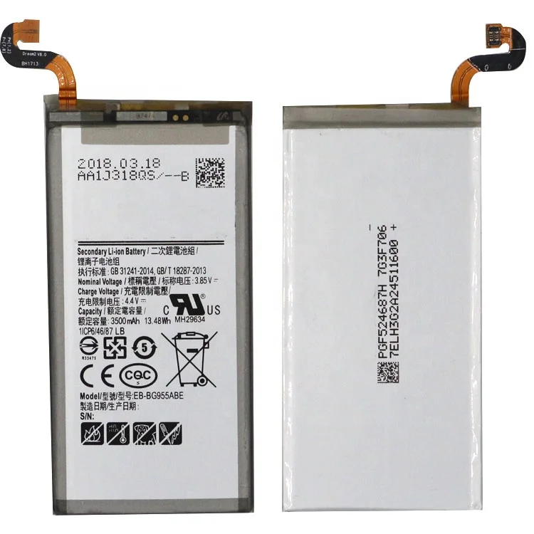 

Phone battery For Samsung S8 plus S8 + G9550 3500mAh Replacement Battery EB-BG955ABA