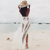 Hot Sale Sexy Bikini White Beach Crochet Women Dresses