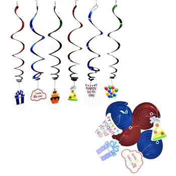 Eashernhope Banner Flags Foil Party Balloons Hats Tablecloth