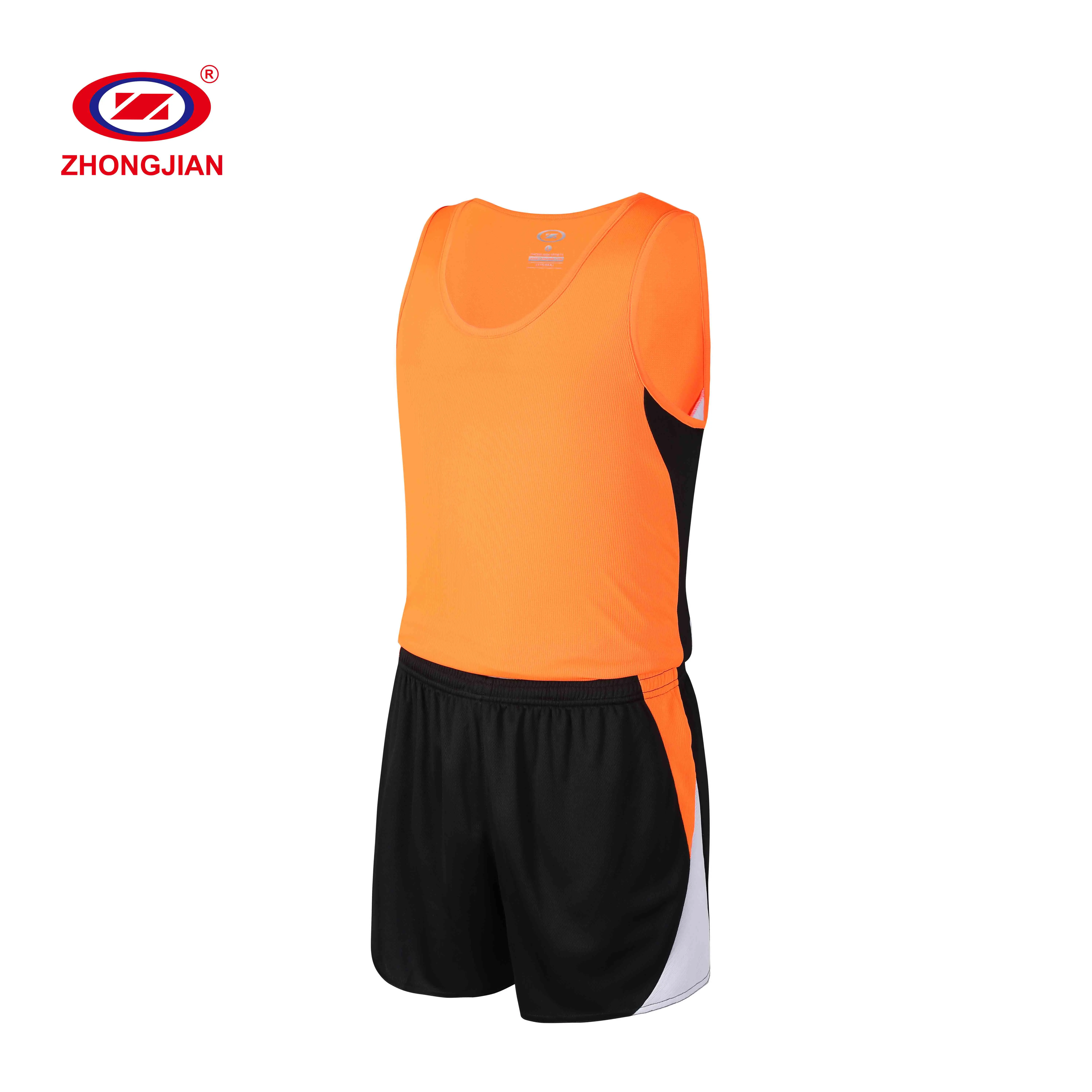 

track and field uniforms running wear men sportswear athletic jogging sets, Orange,blue,red,green,white