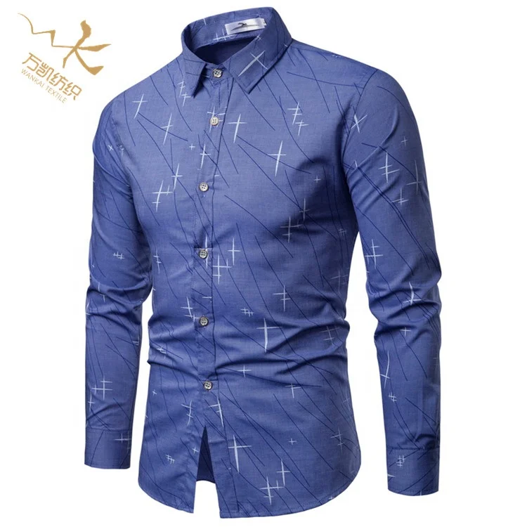 2019 new hot selling camisas masculinas plus size chemise homme men%27s+shirts