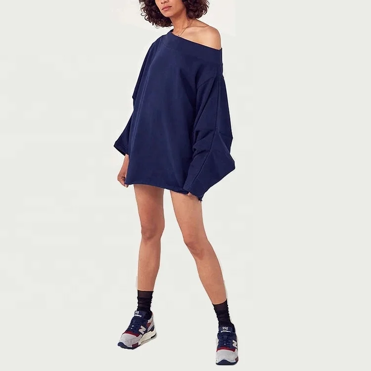 

Personalized custom fashion ladies Off-the-shoulder oversize blouse, Customized