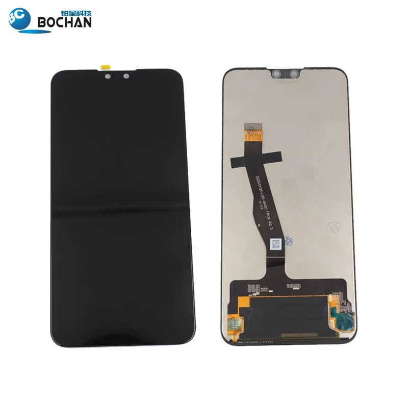 

For Huawei Y9 2019 Lcd Touch Screen Display Assembly With Frame, Black white gold