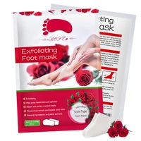 

Peeling Exfoliating Foot Mask Feet Mask Remove Dead Skin Cuticles Heel Foot Care Pedicure Socks Whitening Beauty Mask