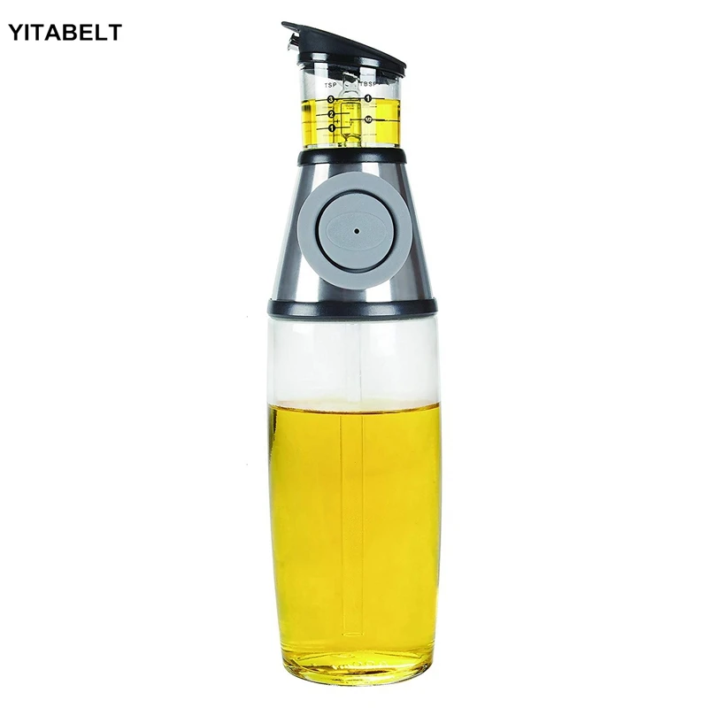 500ML Oil Vinegar Measured Dispenser Pourer Dispensing Bottles for Kitchen