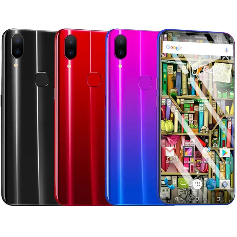 

2019 New Full Screen 6.2inch Android Phone 4GB+64GB Custom Logo Smart phone Fashion OEM China Mobile Phones, N/a