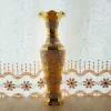 Home decorative gold plated flower European vases silver wedding vases