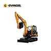 5000kg mini wheel excavator Material handlers excavator