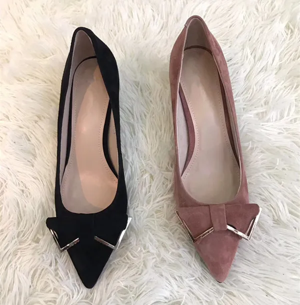 

2019fashion low-heeled leather lady shoes, Brown red black brown