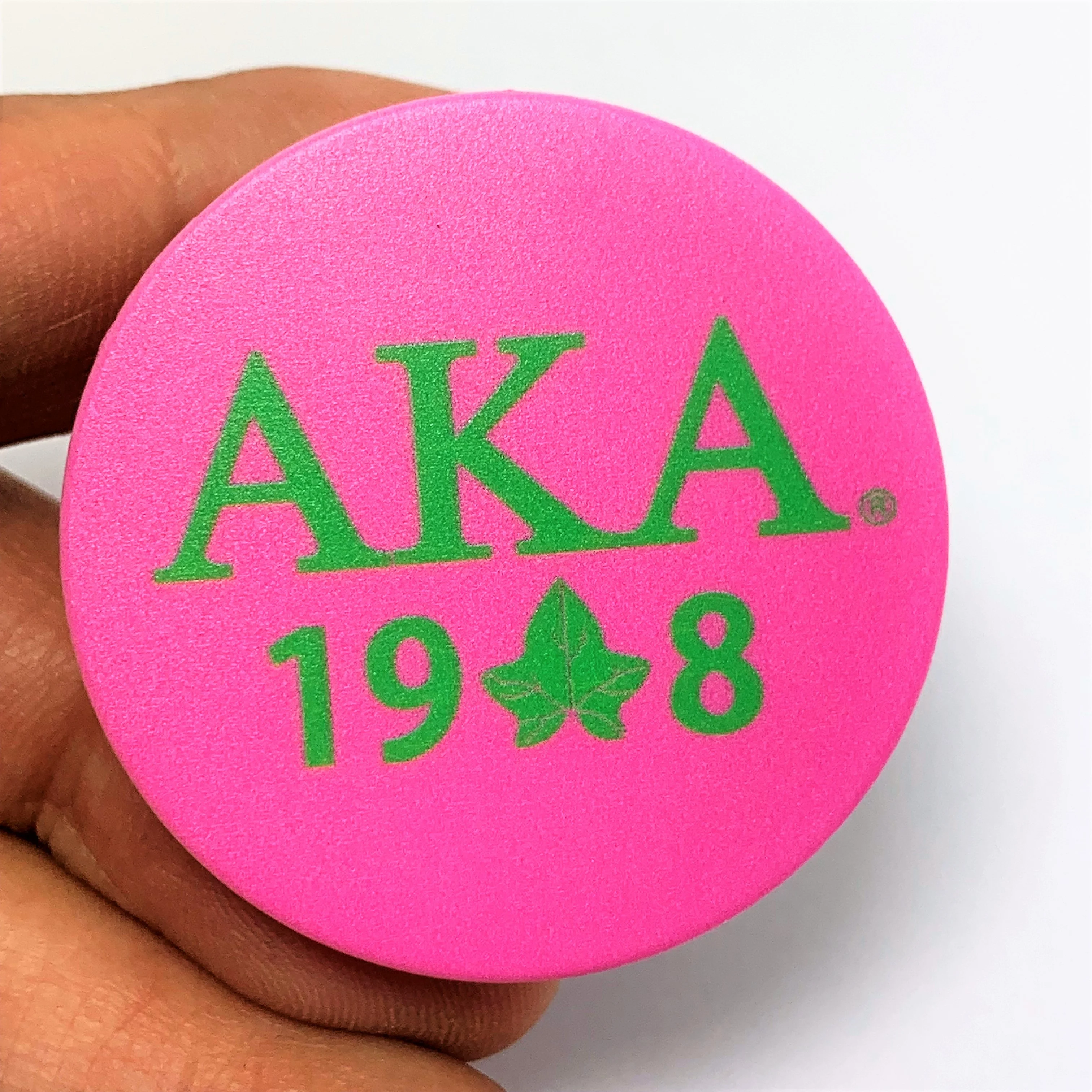 

Pink AKA Phone Stand Alpha Kappa Alpha Mobile Phone Sticker, Customized color