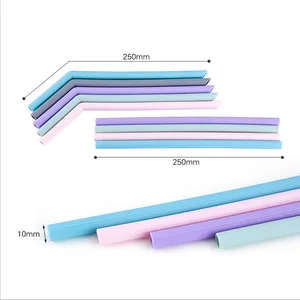 Image of Wholesale FDA BPA Free Environmental Food Grade Personal Flexible Travel Silicone Rubber Mug Pouch Straw