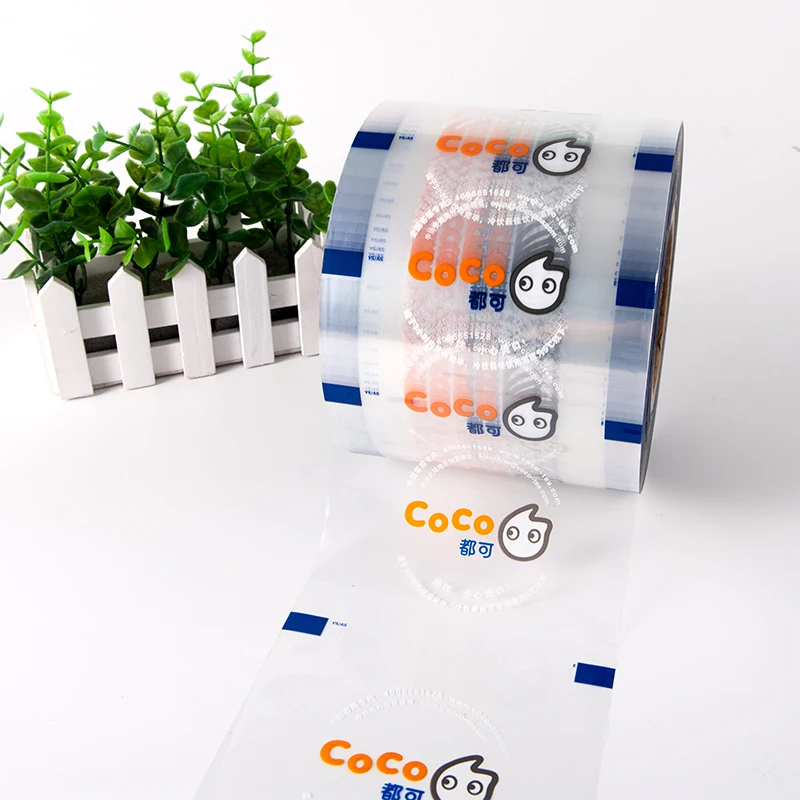 
Waterproof customized bubble tea cup sealing film/Packing Food printed cups sealing film  (62075786880)