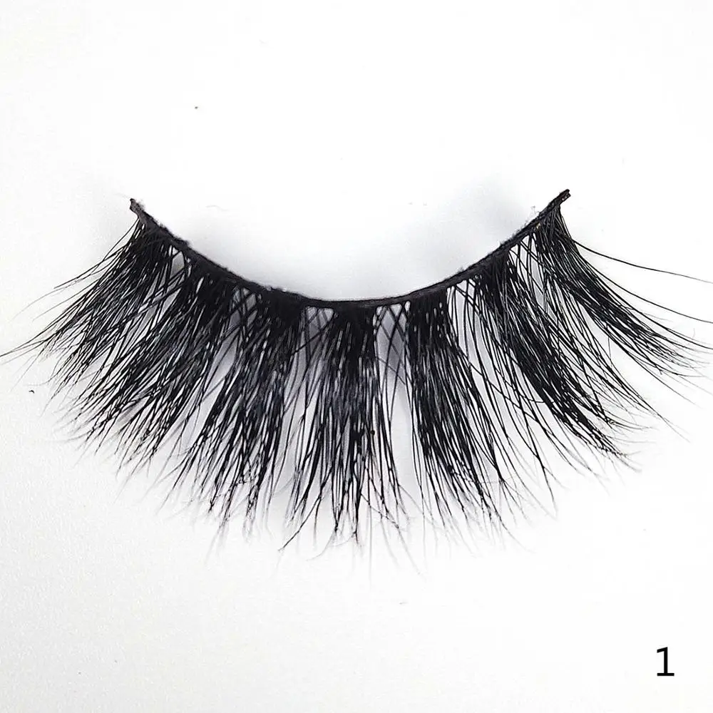 

Wholesale Factory Price 25Mm Bulk Mink False Eyelashes With Customization Label